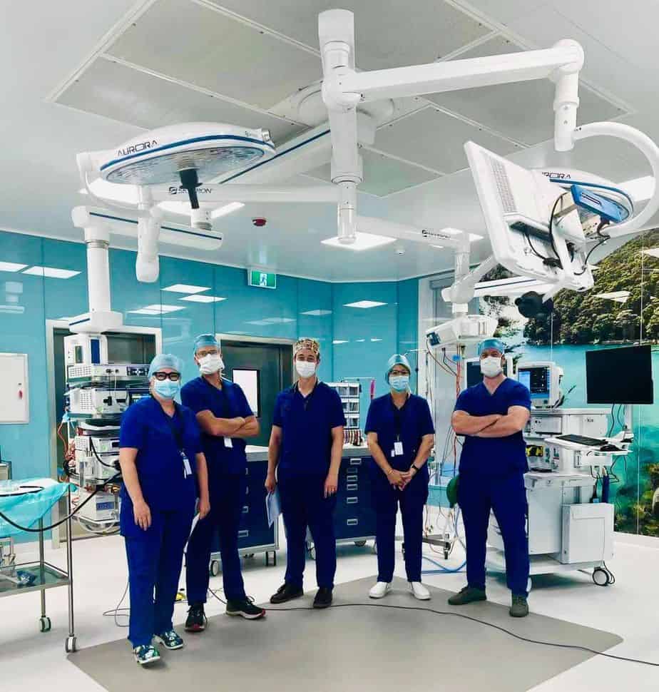 Project in New Zealand with an ISO 5 operating room with a Clinicair 3